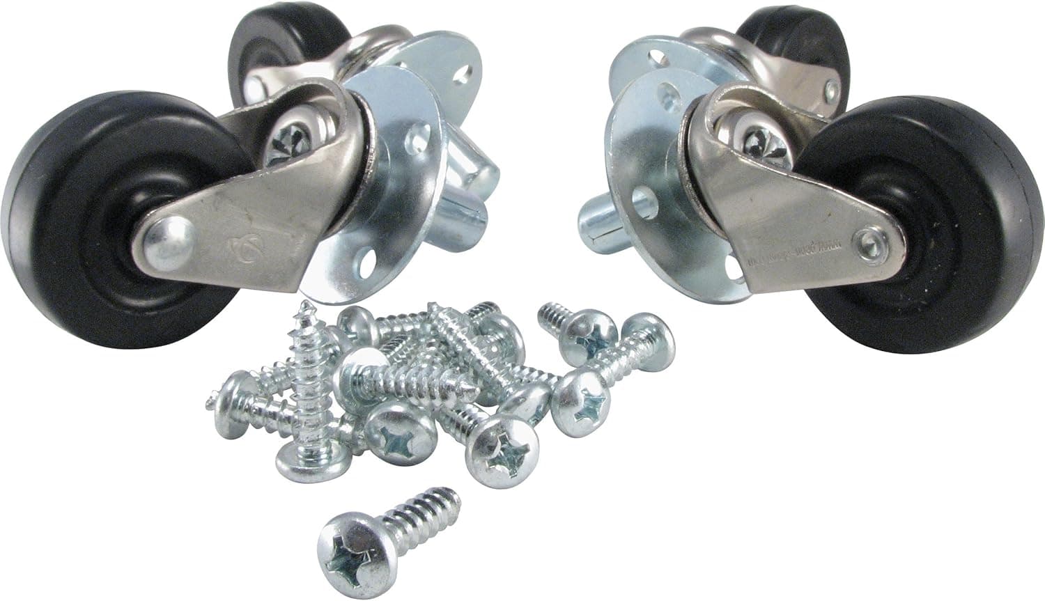 Ernie Ball Amp Caster Set, Deluxe Pop-In Socket Mount (P06102) - Professional music gear for music production